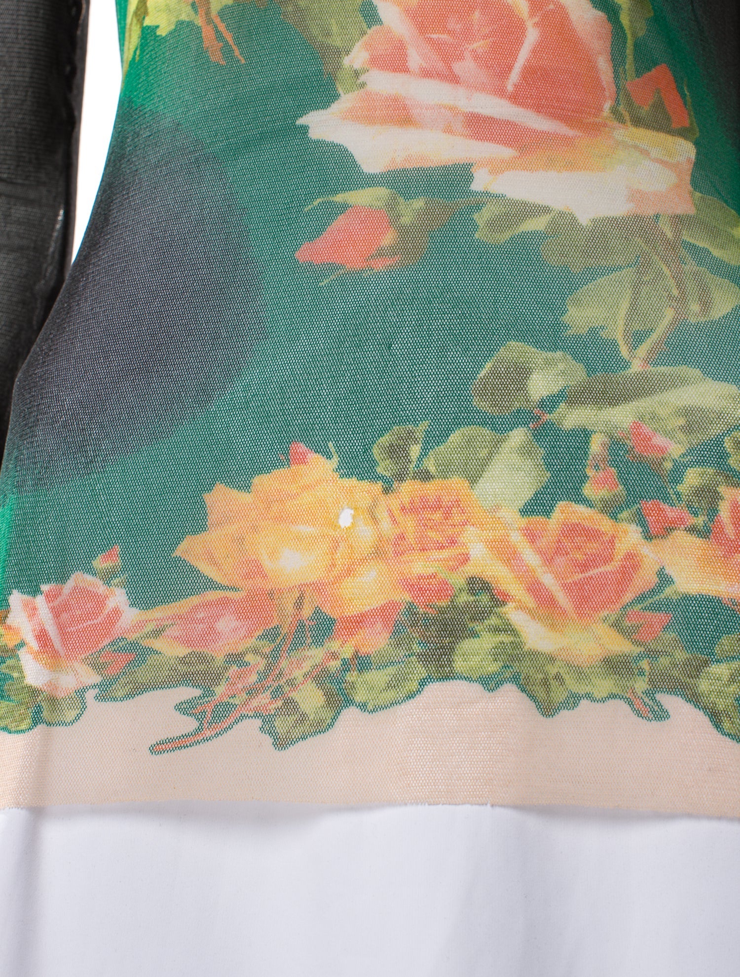 Jean Paul Gaultier Printed Bateau Neckline Top